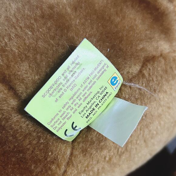 Vintage Scooby Doo Plush 24" Stuffed Sitting Hanna Barbera 2002 Dog Jumbo Large - Picture 6 of 7